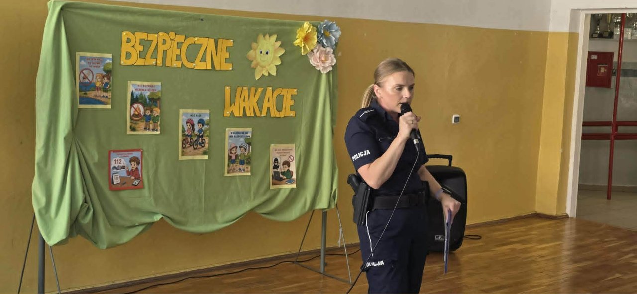 Spotkanie z policjantem – Bezpieczne wakacje