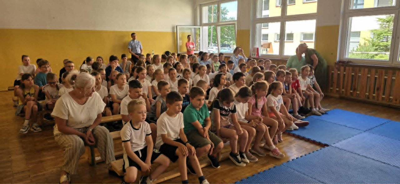 Spotkanie z policjantem – Bezpieczne wakacje