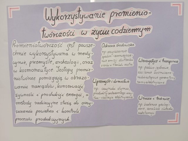 Projekt uczniowski z chemii