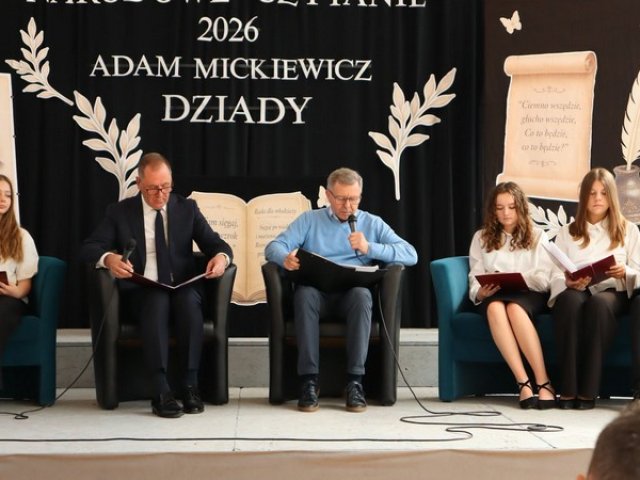 Narodowe Czytanie „Dziadów” Adama Mickiewicza
